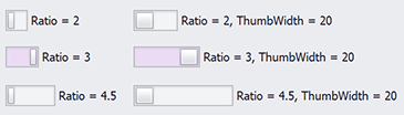 BarToggleSwitchItem - Toggle Switch Width (DevExpress Skin), WinForms | DevExpress
